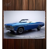 Металлическая табличка Chevrolet Chevelle SS 396 L35 Convertible